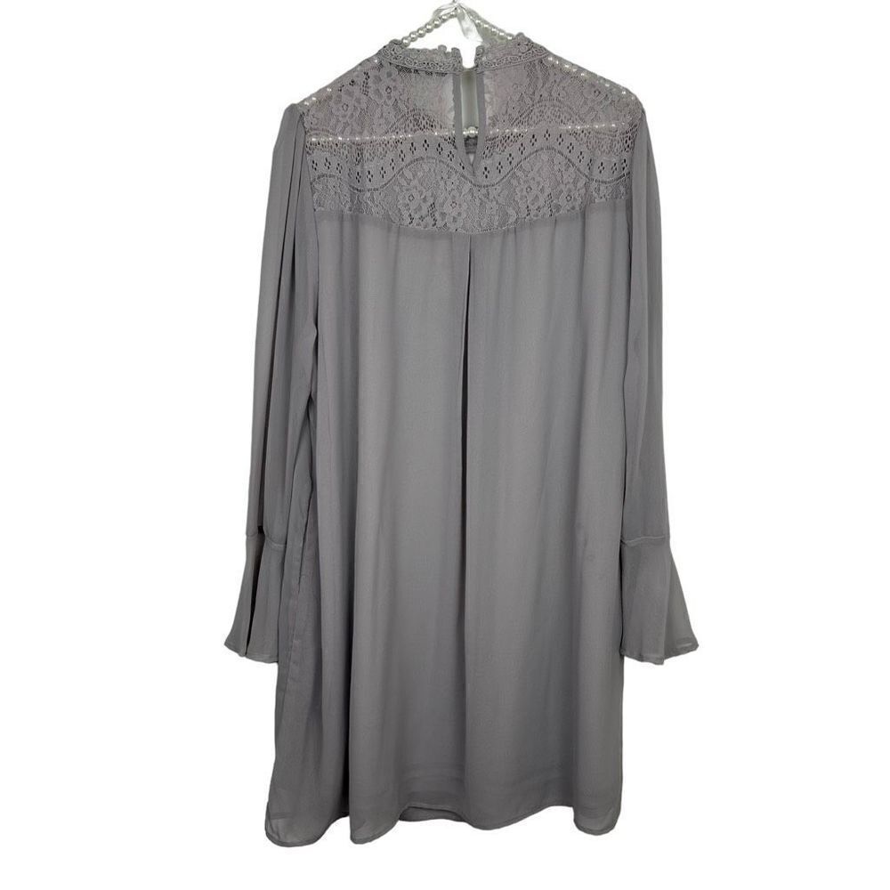 Andree by Unit boho bohemian lavender purple dress size 1X lace